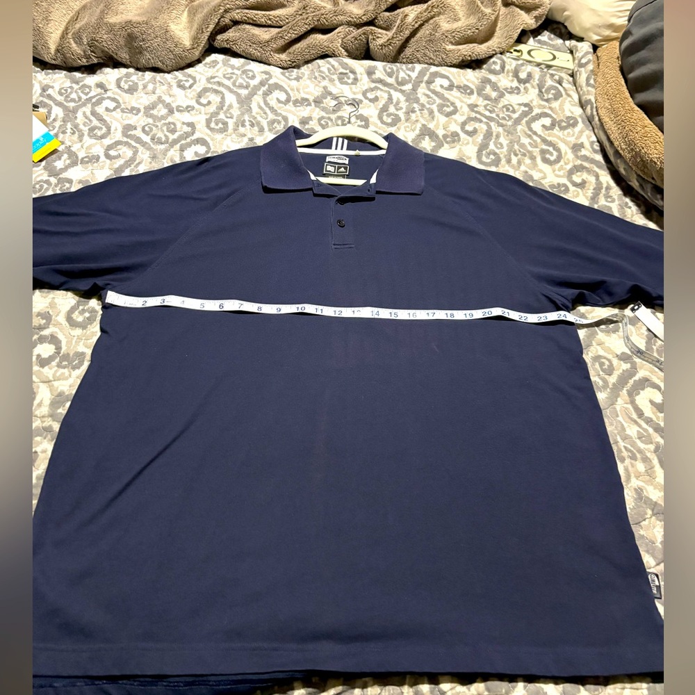 Adidas Men's Navy Polo Shirt Size XL
